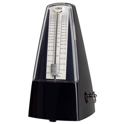 [BMM-60-BK] Boston BMM60BK  analoge metronoom met bel- (0-2-3-4-6) 40-208 bpm