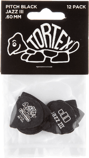 [482P60] Dunlop 482P60 Tortex Jazz III 0.6mm (12)