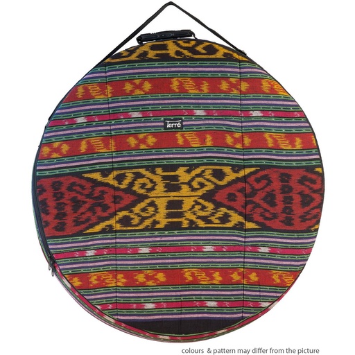 [2796165IKAT-RED] Terre Bag Shamandrum Ikat 70cm Red