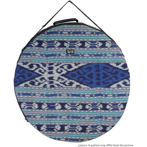 [2796165IKAT-BLUE] Terre Bag Shamandrum Ikat 70cm Blue