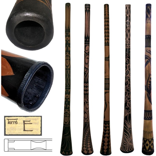 [3814031-E] Terre Didgeridoo Maori E
