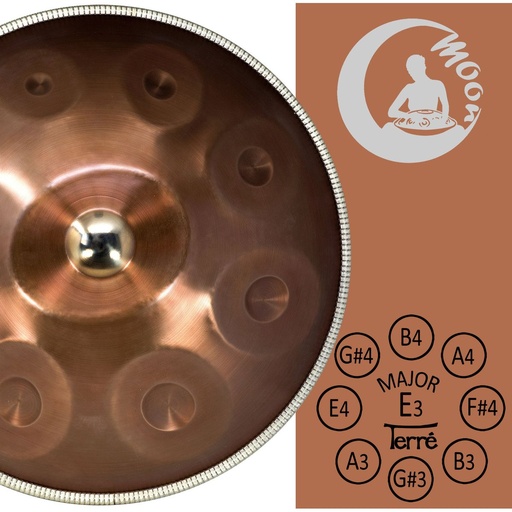 [382306-E] Terre Moon II Handpan E Major