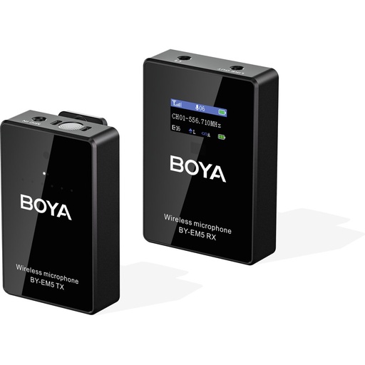 [1018329666] Boya BY-EM5-K1 - Uhf-Kit 1X Transmitter / 1X Receiver