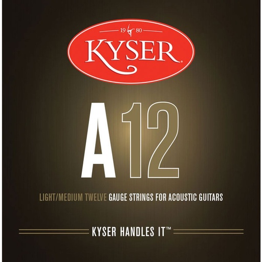 [KYKA3] Kyser Guitar Strings - Acoustic 12s Light/medium 12 Gauge