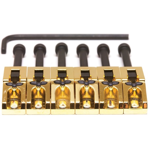 [PG-0080-G6] Graph Tech Stringsaver Saddles - Floyd Rose GOLD-6 Pces