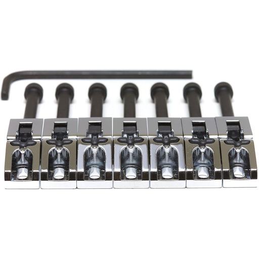 [PG-0080-C7] Graph Tech Stringsaver Saddles - Floyd Rose CHROME-7 Pces