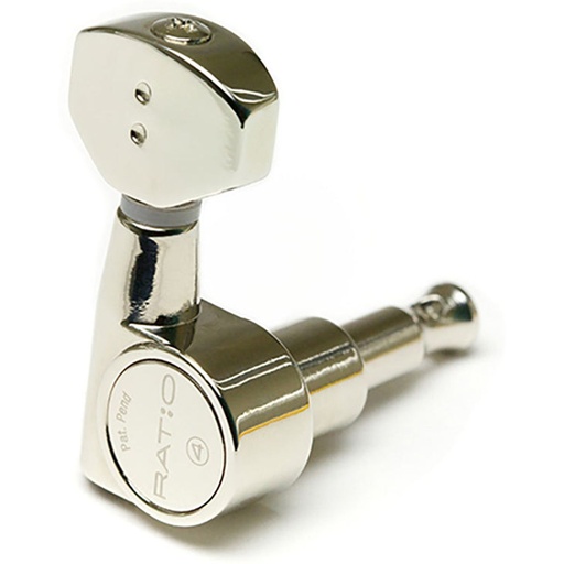 [PRN-2721-N0] Graph Tech Ratio Electric 6 Inline Right Handed Mini 2PIN - Nickel