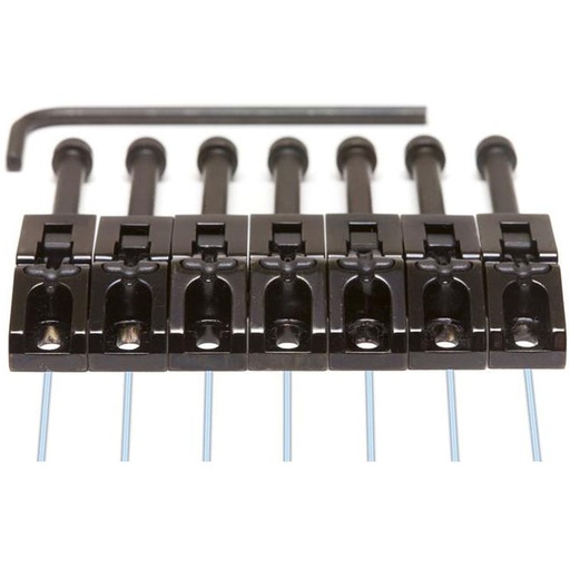 [PN-0080-B7] Graph Tech Ghost - Floyd Rose Saddle Black 7 String