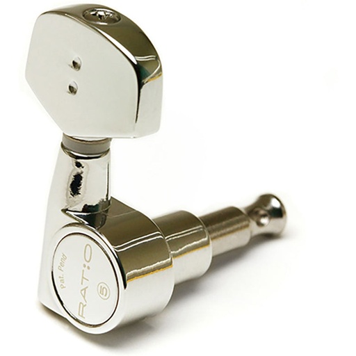 [PRN-2411-N0] Graph Tech Ratio Acoustic 3+3 Right Handed 2 Pin - Nickel