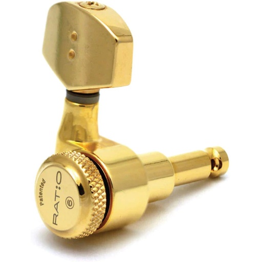 [PRL-8411-G0] Graph Tech Ratio Acoustic Locking 3+3 Contemporary - Gold