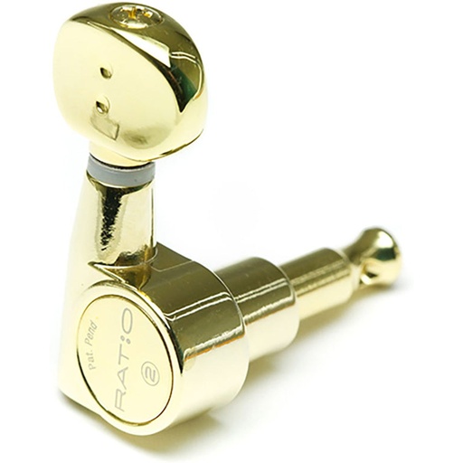 [PRN-2731-G0] Graph Tech Ratio Electric 6 Inline RH Classic 2 Pin - Gold