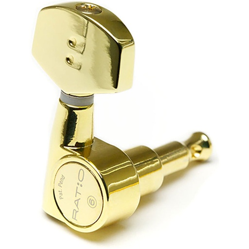 [PRN-2411-G0] Graph Tech Ratio Acoustic 3+3 Right Handed 2 Pin - Gold