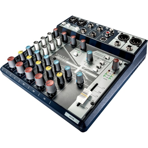 [NOTEPAD-8FX] Soundcraft Notepad-8FX 8-CHAN Comp Mixer w/ USB + FX
