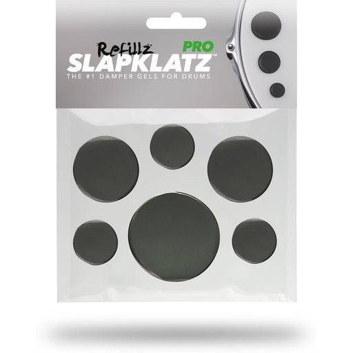 [SLAP RF-BK] SlapKlatz 12 Pro Refillz Gel Pads Black