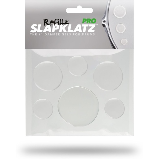 [SLAP RF-CL] SlapKlatz 12 Pro Refillz Gel Pads Clear