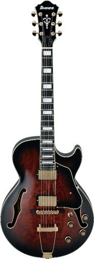 [AG95QADBS] Ibanez AG95QA Dark Brown Sunburst