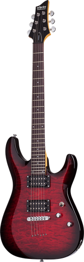 [SC447] Schecter C-6 Plus See-Thru Cherry Burst