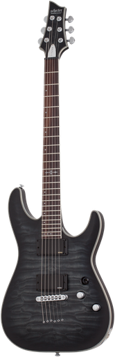 [SC790] Schecter C-1 Platinum See-Thru Black Satin