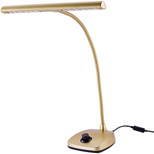 [4010446] König & Meyer 12298-000-40 LED Piano Lamp Gold Coloured