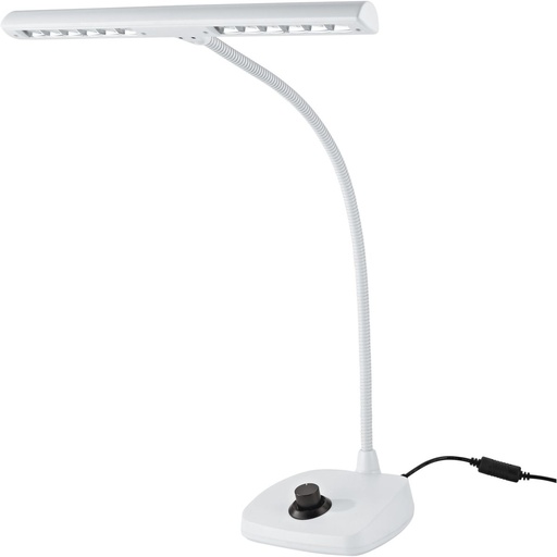 [4010447] König & Meyer 12298-000-57 LED Piano Lamp White