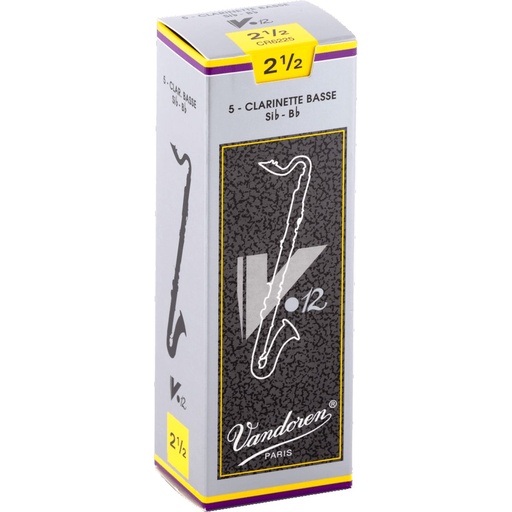 [AVD CR6225] Vandoren Reeds CR6225 Bass-Clarinet V12 2.5