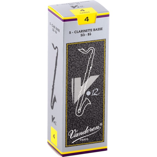 [AVD CR624] Vandoren Reeds CR624 Bass-Clarinet V12 4