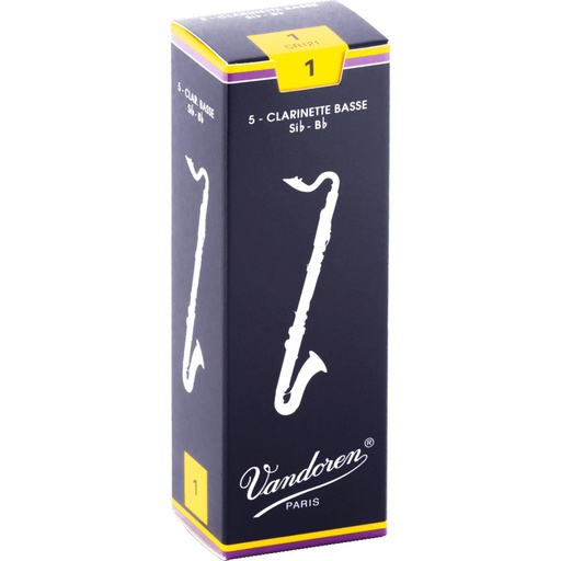 [AVD CR121] Vandoren Reeds CR121 Bass-Clarinet Traditional 1