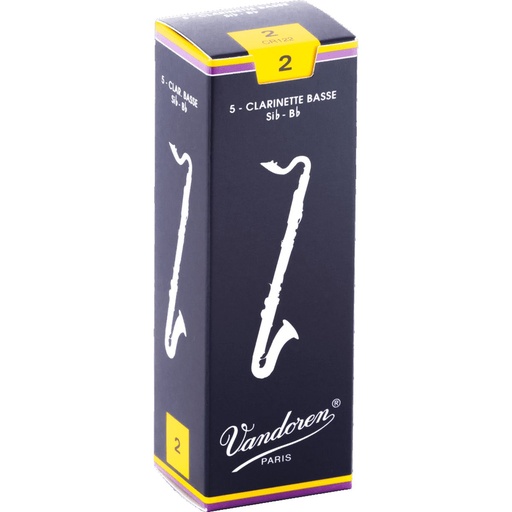 [AVD CR122] Vandoren Reeds CR122 Bass-Clarinet Traditional 2