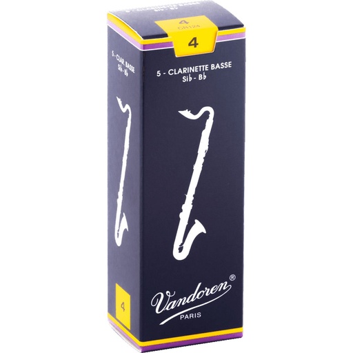[AVD CR124] Vandoren Reeds CR124 Bass-Clarinet Traditional 4