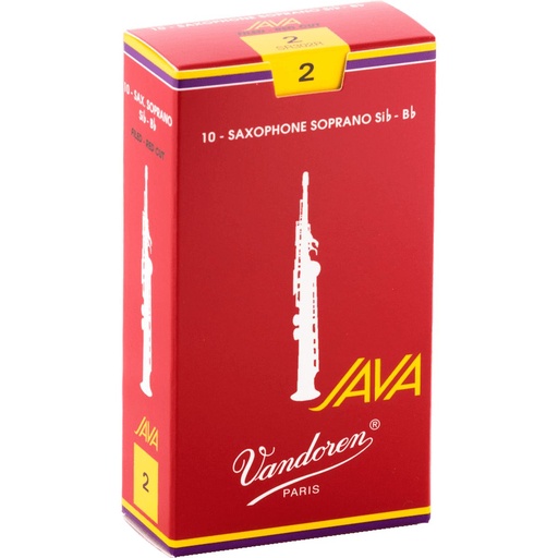 [AVD SR302R] Vandoren Reeds SR302R Soprano-Sax Java Red 2