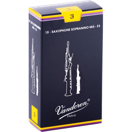 [AVD SR233] Vandoren Reeds SR233 Sopranino-Sax Traditional 3