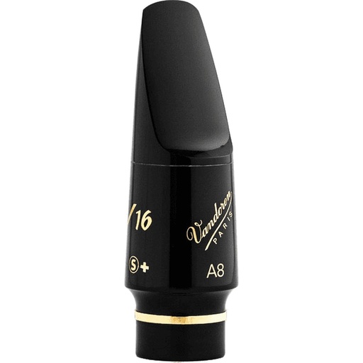 [AVD SM814S+] Vandoren Mouthpiece SM814S+ Alto-Sax V-16 Rubber A8-S+