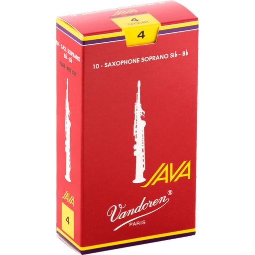 [AVD SR304R] Vandoren Reeds SR304R Soprano-Sax Java Red 4