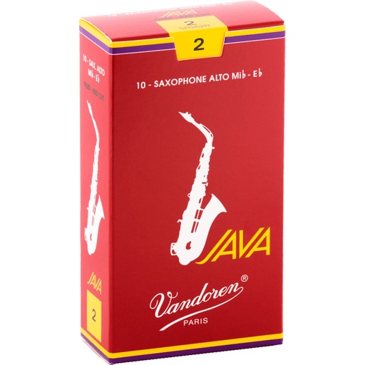[AVD SR262R] Vandoren Reeds SR262R Alto-Sax Java Red 2