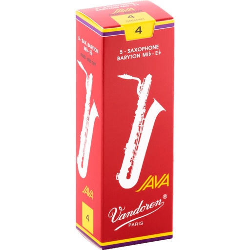 [AVD SR344R] Vandoren Reeds SR344R Baritone-Sax Java Red 4