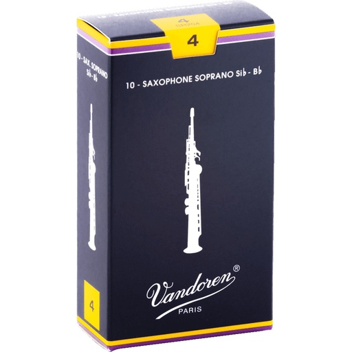 [AVD SR204] Vandoren Reeds SR204 Soprano-Sax Traditional 4