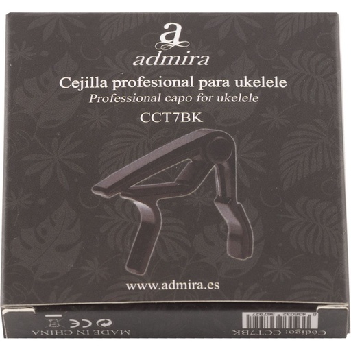 [CCT7BK] Admira Capo For Ukelele Acabado Black
